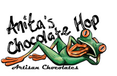 Anita's Chocolate Hop Artisan Chocolates Company Logo